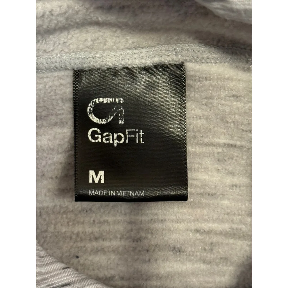 GapFit Women’s Orbital Fleece Hoodie Gray Matter Fitted Hoodie Size Medium​​​​​ - Picture 4 of 12